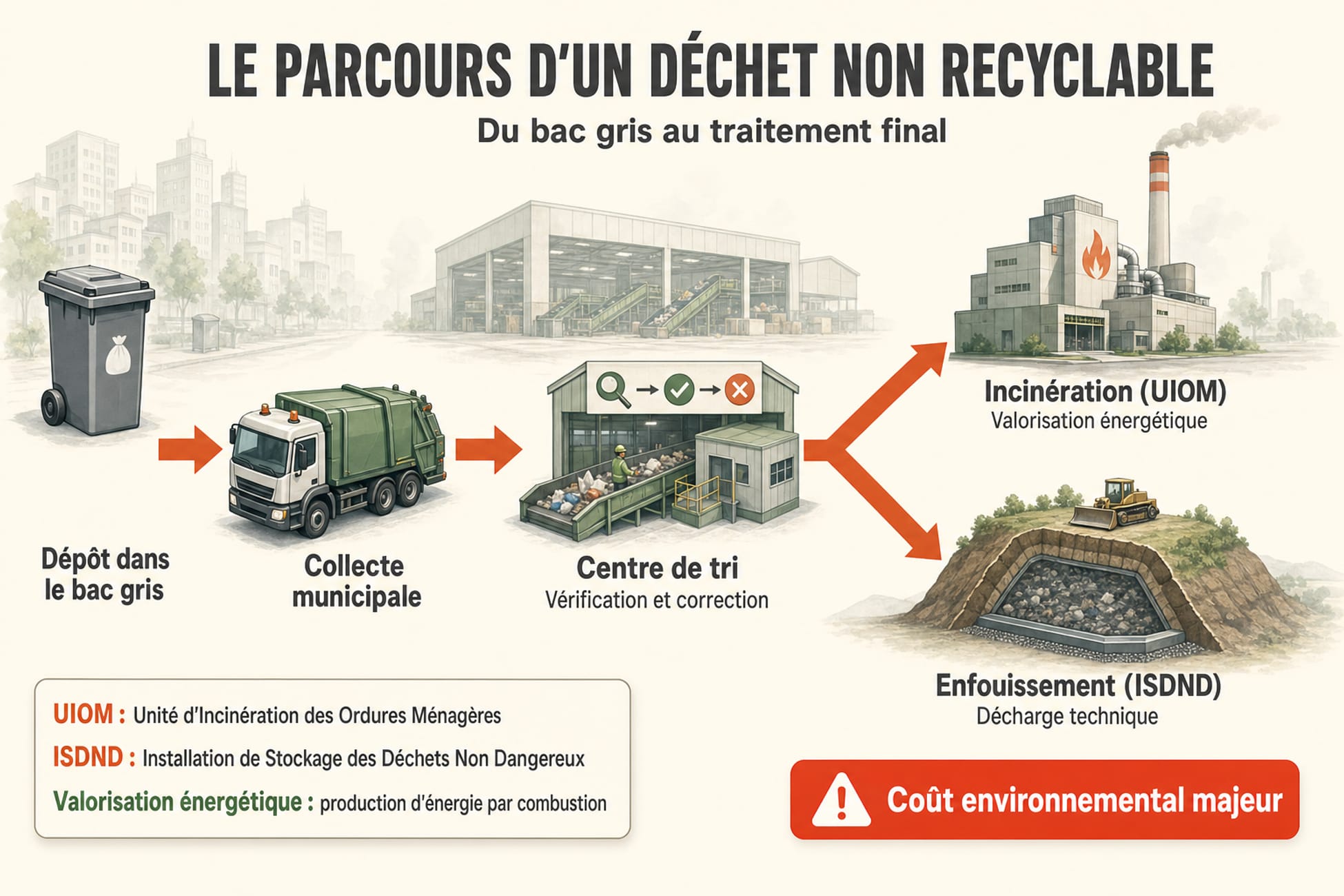 Infographie du parcours d